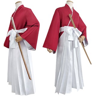 Kamembetbg Rurouni Kenshin: ชุดคอสเพลย์ Meiji sman Romantic Story สไตล์ญี่ปุ่น สําหรับผู้ชาย