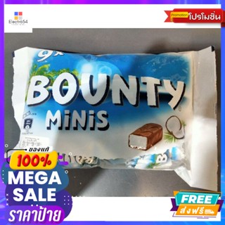 ขนม Bounty Minis Chocolate ช็อคโกแลตนม สอดไส้ มะพร้าว 250g Bounty Minis Chocolate Milk chocolate with coconut