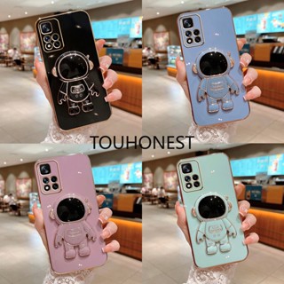 เคส Xiaomi Redmi 10 เคส Redmi A1 2022 เคส Redmi 7 เคส Redmi 8 Case Redmi 9 Case Redmi 9A Cover Redmi 9C Case Redmi Note 11 Pro Case Redmi Note 11S Casing Luxury Cute Silicone 3D Astronaut Stand Phone Cover Case โทรศัพท์มือถือ ซิลิโคน ลายนักบินอวกาศ