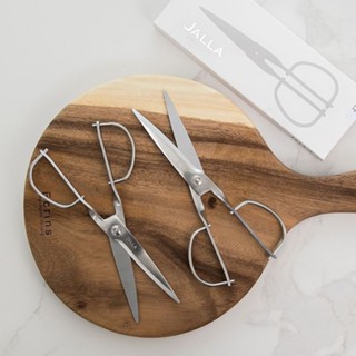 [Made in Korea] All Stainless Kitchen Scissors กรรไกรแคมป์ปิ้ง ZALLA Hygoene Scissors