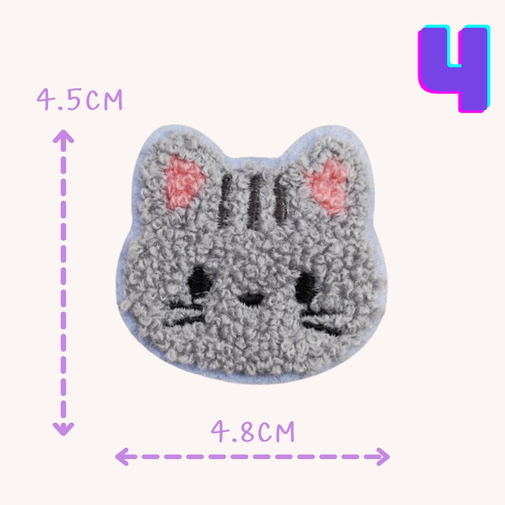 10บาททุกชิ้น  DIY:ตัวรีดติดเสื้อ ตัวรีด กระต่าย หมี แมว ขนปุย ใช้เตารีดรีดติดลงผ้าได้เลยง่ายมากๆๆๆค่ะ