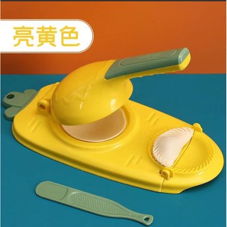 เครื่องทำเกี๊ยวในครัวเรือนสีเหลือง ชมพู压饺子皮神器 家用包饺子模具