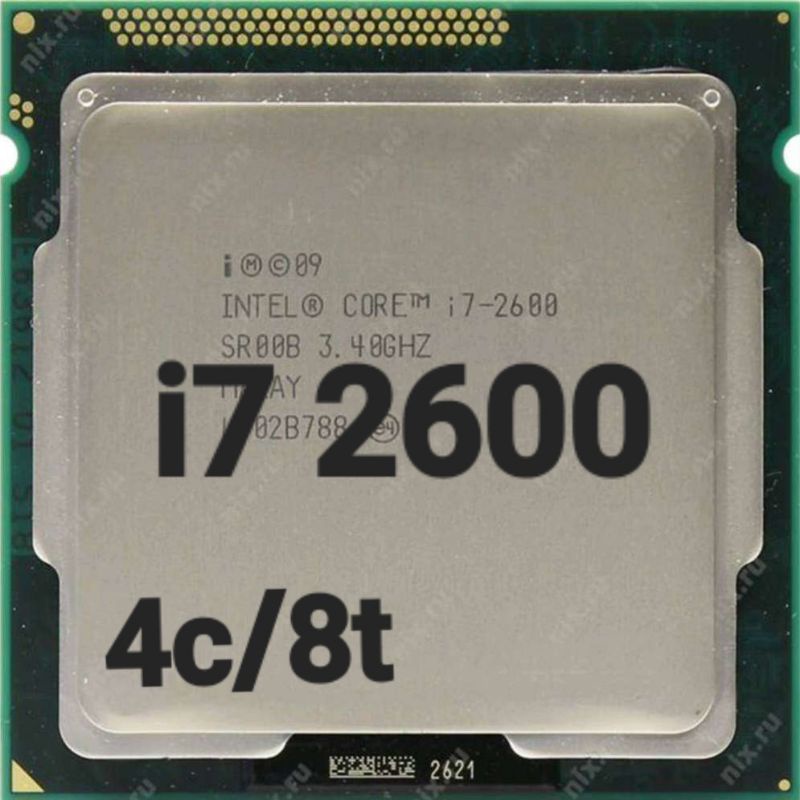 cpu. i7 2600 LGA1155 แถมฟรี!! ซิลิโคน