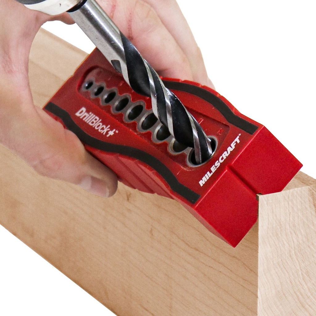 จิ๊กเจาะตรง 90 องศา Milescraft 1386 Drill Block+ metric จิ๊กนำเจาะศูนย์กลาง จิ๊กเจาะเดือยกลม ราคา ถูกที่สุด ดีลบีเคเค แกลเลอรีภาพที่ 3