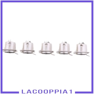 [Lacooppia1] อะแดปเตอร์เชื่อมต่อแผงไมโครโฟน XLR 3 Pin ตัวเมีย 5 ชิ้น