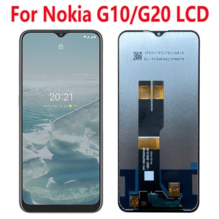 อะไหล่หน้าจอสัมผัส LCD 6.52 นิ้ว สําหรับ Nokia G10 G20