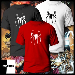 Spiderman 3 Logo Print Marvel Comics Graphic Tee 100% Cotton Unisex T-Shirt Black White Grey Maroon Red_04