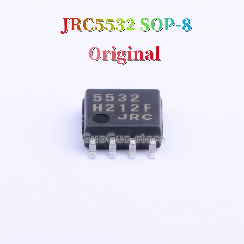 SOP-8 5 ชิ้น JRC 5532 JRC5532 NJM5532M SOP8 Dual Operational เครื่องขยายเสียง IC ใหม่ pxb8