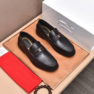 รองเท้าคัชชูผู้ชาย แบรนด์เนม เกรด Original GUCI Horsebit Men Loafer SS21