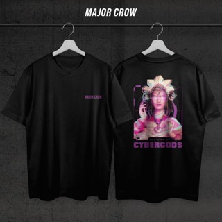 MAJOR CROW | เสื้อยืด "Cybergods" [Black]