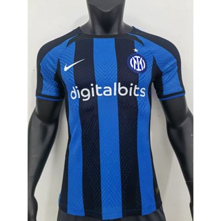 [Player Version] 2223 ใหม่ เสื้อเชิ้ตแขนสั้น ลาย Inter Milan Home คุณภาพสูง สําหรับเล่นฟุตบอล