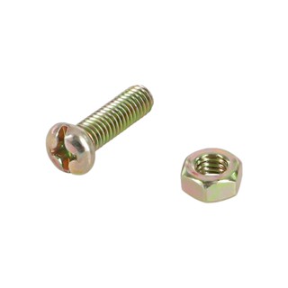 MACHINE สกรูเกลียวมิล น็อต FITT 6X20 มม. สีรุ้งMACHINE SCREW FITT 6X20MM