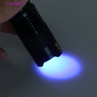 [InterfunT] ไฟฉายอัลตร้าไวโอเล็ต LED 365 nM สําหรับตรวจสอบ [ใหม่]