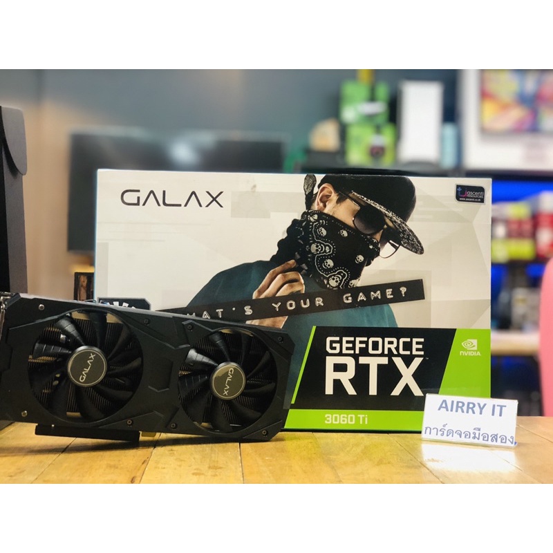 การ์ดจอGeforce RTX3060ti 8 gb (Galax)การ์ดจอมือ2