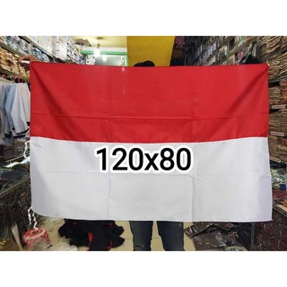 bendera merah putih rumah ukuran 120x80 rill 110x70