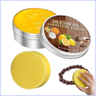 Beeswax ขี้ผึ้งขัดเงา พร้อมฟองน้ํา อเนกประสงค์ สําหรับขัดเฟอร์นิเจอร์