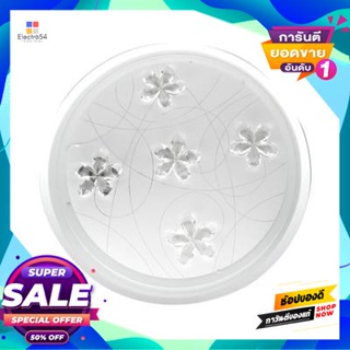 with โคมไฟเพดานพร้อมรีโมต LED 24 W Tri-Color LUZINO รุ่น 48310-YL-24W/Remote ขนาด 42 x 42 x 9 ซม.Ceiling Lamp with Remot