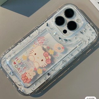 เคสป้องกันโทรศัพท์มือถือใส แบบนิ่ม ลาย Hello Kitty กันกระแทก สําหรับ Iphone 13 pro max 12 11 14 12promax 14pro 11 13