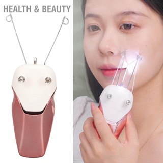 Health &amp; beauty เครื่องกำจัดขนไฟฟ้าแบบมีเกลียว ไฟ LED การชาร์จ USB เครื่องกำจัดขนด้วยด้ายไฟฟ้าแบบมัลติฟังก์ชั่น