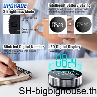 【Biho】นาฬิกาจับเวลาดิจิทัล Hd LED ทรงกลม 99 นาที 59 วินาที สําหรับทําสมาธิ