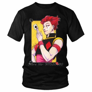 Hunter X Hunter T-Shirt Men Anime Manga T Shirt Short Sleeve Hisoka Morow Tshirt Cotton Te_02