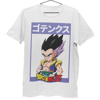 เสื้อยืด Unisex เซตลายโกเท็น Gotenks ดราก้อนบอลแซด Dragon Ball Z Collection สวยใส่สบาย 100%cotton comb_04