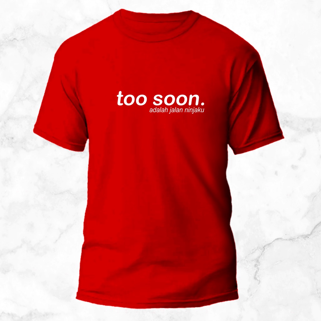 เสื้อยืด CASUAL TOO SOON LOGO สีขาว