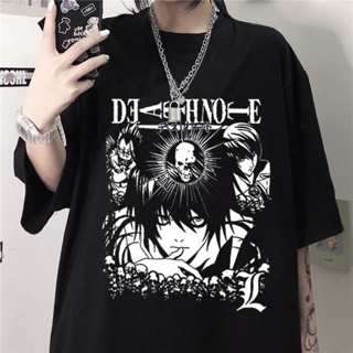 Japanese Anime Death Note T Shirt Men Kawaii Cartoon Tshirt Bleach Ichigo Graphic Tees Misa Manga Summer Tops Unise_12