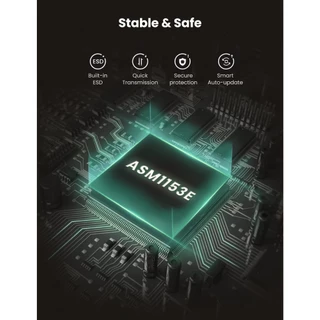 UGREEN รุ่น 70610 SATA to USB C Adapter Cable for 2.5" SSD and HDD Hard Drive Connector 5Gbps Support SATA III UASP Thun