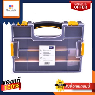 TOOL กล่องพลาสติก DIY MATALL HL30139 14 นิ้ว สีดำ-เหลืองTOOL STORAGE BOX DIY MATALL HL30139 PLASTIC 14” BLACK-YELLOW