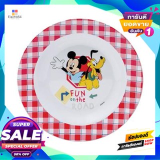 Dish จานทรงลึก Mickey Road Trip Superware รุ่น P 304-9Deep Dish Mickey Road Trip Superware Model P 304-9