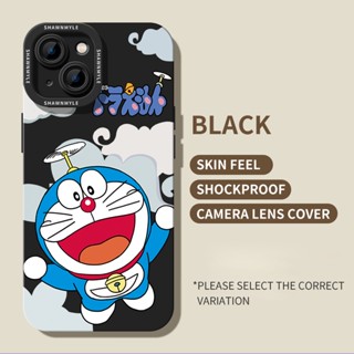 เคสโทรศัพท์มือถือ TPU แบบนิ่ม ลายการ์ตูนโดราเอมอน ป้องกันเลนส์กล้อง สําหรับ Redmi Note 7 8 9 9S 9A 9C 9T 10 10S 10A 11 11S 2022 Pro 4G 5G | C013