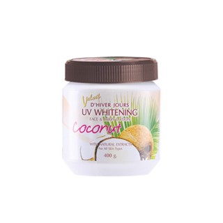 Eliza Helena DHiver Jours Whitening Face &amp; Body Lotion 400g. #F-47C-109I : เอลิซ่า โลชั่น กลิ่นมะพร้าว x 1 ชิ้น alyst