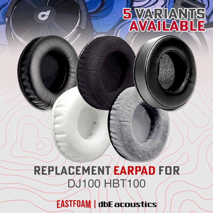 Earpad Earcup dbE Acoustics DJ100 DJ 100 HBT100 HBT 100 แผ่นรองหูฟัง
