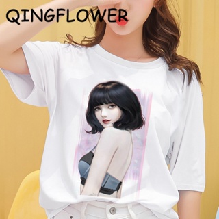 [Ready Stock]2021 NEW Women Oversized  Tops Blouse Tees  T-Shirts Fashion Couple T-Shirt Short-sleeved Shirt Round _05