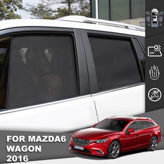 ม่านบังแดดแม่เหล็ก ด้านหน้า และด้านหลัง สําหรับ Mazda 6 WAGON Touring 2014-2021