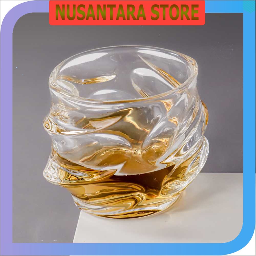 NUSTARA STORE - Shahameh Whisky Wine Glass Cup 300ML - YJ102