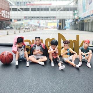 โมเดลฟิกเกอร์ PVC รูป Slam Dunk Sakuragi Hanamichi Rukawa Kaede Akagi Takenori Miyagi Ryota ของเล่นสะสม สําหรับเด็ก 5 ชิ้น ต่อชุด