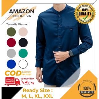 Koko Kurta เสื้อเชิ้ตแขนยาว สไตล์มุสลิม สําหรับผู้ชาย