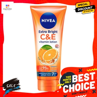 Nivea(นีเวีย) นีเวีย เอ็กซ์ตร้า ไวท์ ซี แอนด์ อี วิตามิน โลชั่นบำรุงผิวกาย 320 มล. Nivea Extra White C&amp;E Vitamin Body Lo