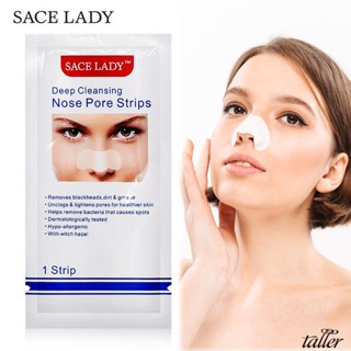 ✧ Ready Stcok Sace Lady 1Pc Deep Cleansing Nose Pore Strip Removal Blackhead Whitehead Shrink Pore Oil Control Smooth Skin Face Care สูงกว่า