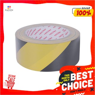 FLOOR เทปนิรภัยตีเส้น PACK IN 2 นิ้ว x33 ม. สีเหลืองดำFLOOR MARKING TAPE PACK IN 2"X33M YELLOW-BLACK