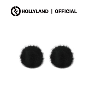 Hollyland Furry ไมโครโฟนไร้สาย กันลม ลดเสียงรบกวน สําหรับ Lark M1 Lark C1 2 ชิ้น