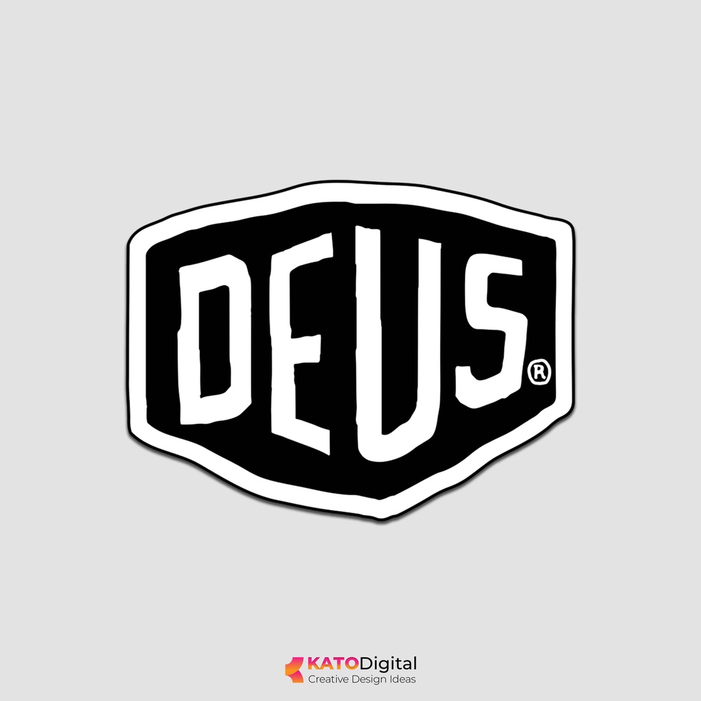 Deus Ex Machina สติกเกอร์โลโก้รถจักรยานยนต์หมวกกันน็อคกันน้ํา Deus สติกเกอร์