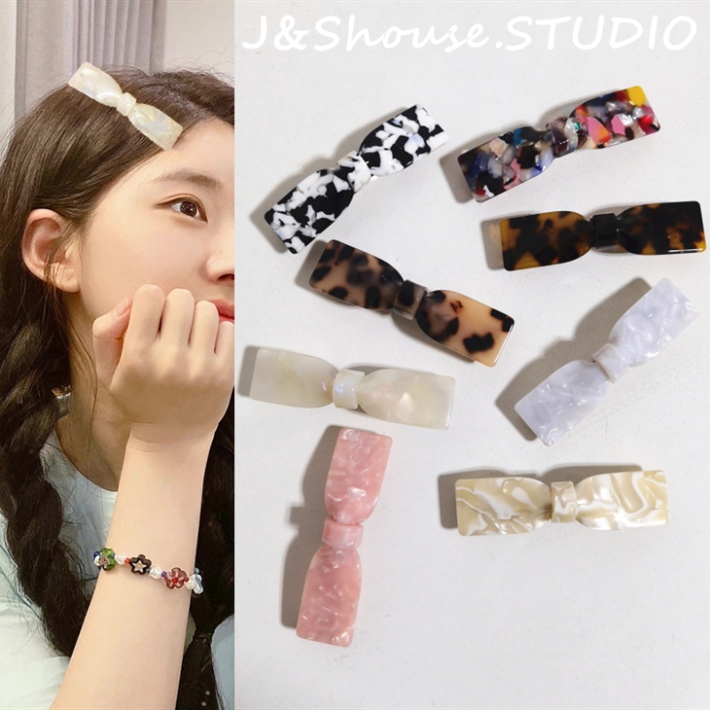 เคเอฟ555 สไตล์เกาหลีนิยมอะซิเตทกุทัณฑ์ปังจระเข้คลิปอุปกรณ์เสริมผู้หญิง