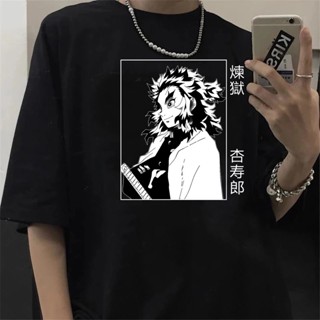 Jojo Bizarre Adventure Demon Slayer Jujutsu Kaisen Tokyo Revengers clothes tshirt female casual vintage t-shirt_07