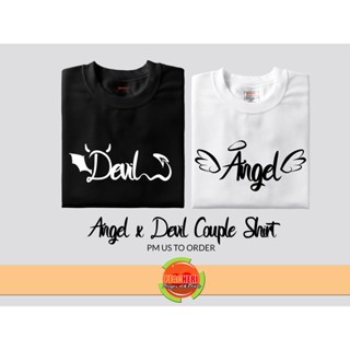 COD Couple T-shirt Angel x Devil design Unisex Cotton_05