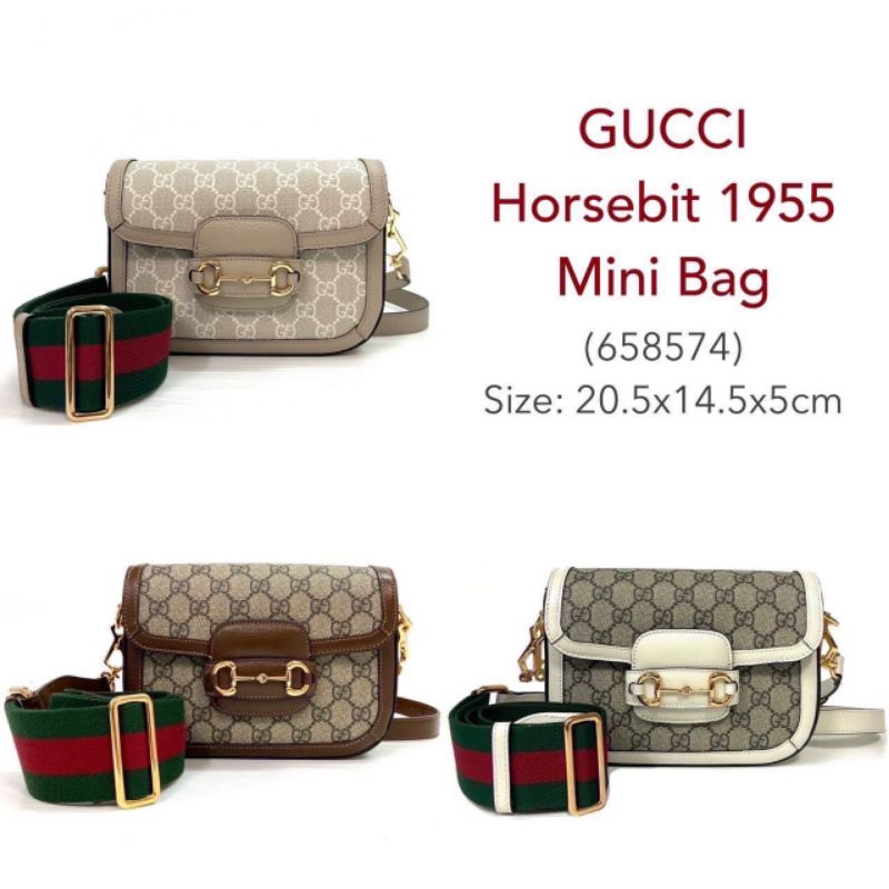 New !! GUCCI​1955​ MINI​ Horsebit sholder comes with card dust bag 

Size​ : W20.5 x​ H14.5 x​ D5.5 
