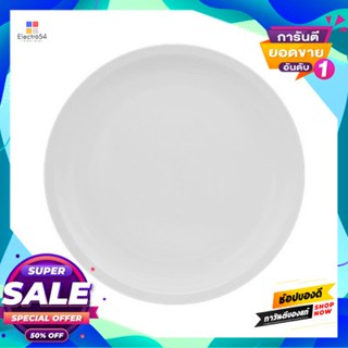 Melamine จานเมลามีนทรงกลม Superware รุ่น Premiun Edge P 2093 ขนาด 10.5 นิ้ว สีครีม - ขาวround Melamine Plate Superware M