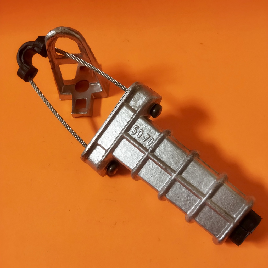 Dead End Clamp FIXED 50-70 + Bracket A / Crocodile Clamp 50-70 / Dead End Clamp 50-70 / Clamp Fixed 